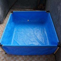 供應水產養(yǎng)殖場專用帆布池，多少錢一平方